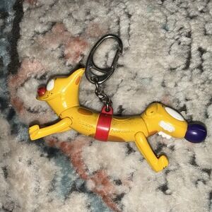 Vintage 1999 CatDog Nickelodeon Collectible  Burger King Meal Toy Keychain
